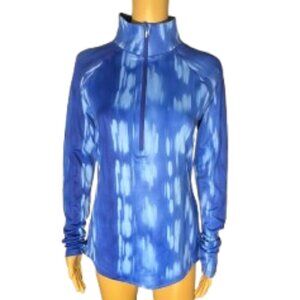 Under Armour Mock 1/4 Zip Long Sleeve Pullover Blue